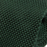 Green Silk Knitted Tie